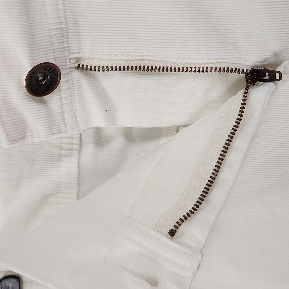 Tommy Hilfiger White Corduroy Mini Skirt - Picture 8 of 11